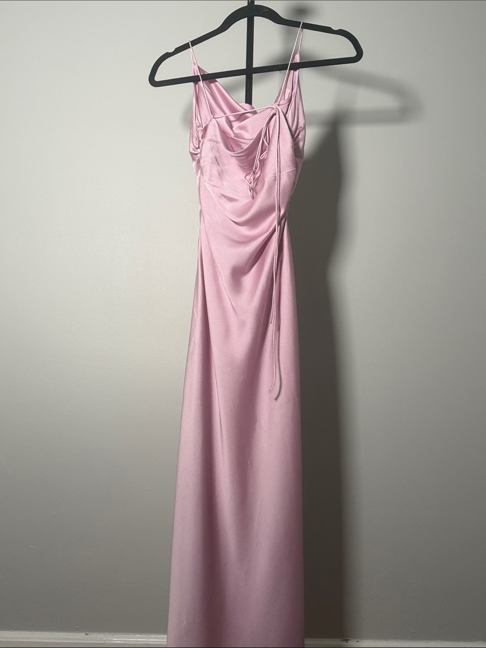NWOT New Loft Lately Satin Bias Cowl Neck Gown - Picture 4 of 6